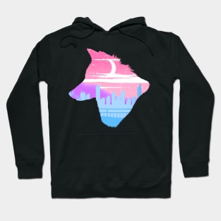 Catgender pride wolf Hoodie